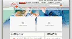 Desktop Screenshot of ch-valence.fr